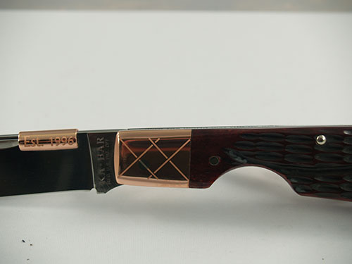 Custom O.A.R. XX Themed KA-BAR Dogshead Coppersmith Lockback Knife