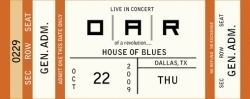 10/22/09 House of Blues Dallas