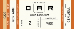 12/02/09 Hard Rock Cafe, United Kingdom