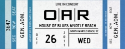 10/26/11 House of Blues Myrtle Beach
