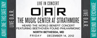 12/14/12 The Music Center at Strathmore